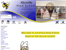 Tablet Screenshot of alicevillehigh.net